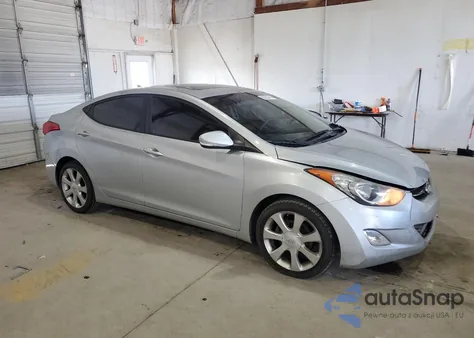 2012 Hyundai Elantra Gls z USA, uszkodzony, nr VIN 5NPDH4AE7CH095756